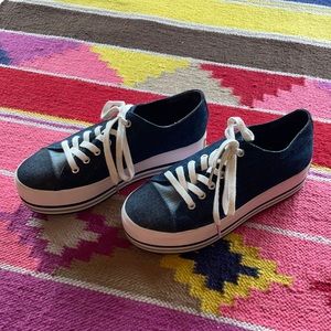 MICHAEL Michael Kors Denim Platform Sneakers